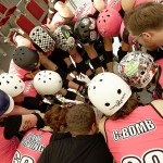 A team comes together. Photo: Jason Ruffell