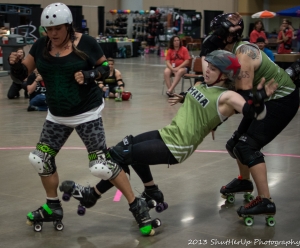 Duke City's Killer Queen takes out Omaha's Skateaway Faye by Kit Ruff